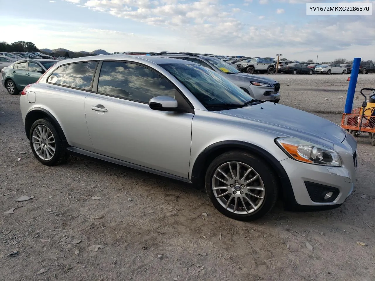 2012 Volvo C30 T5 VIN: YV1672MKXC2286570 Lot: 79725734