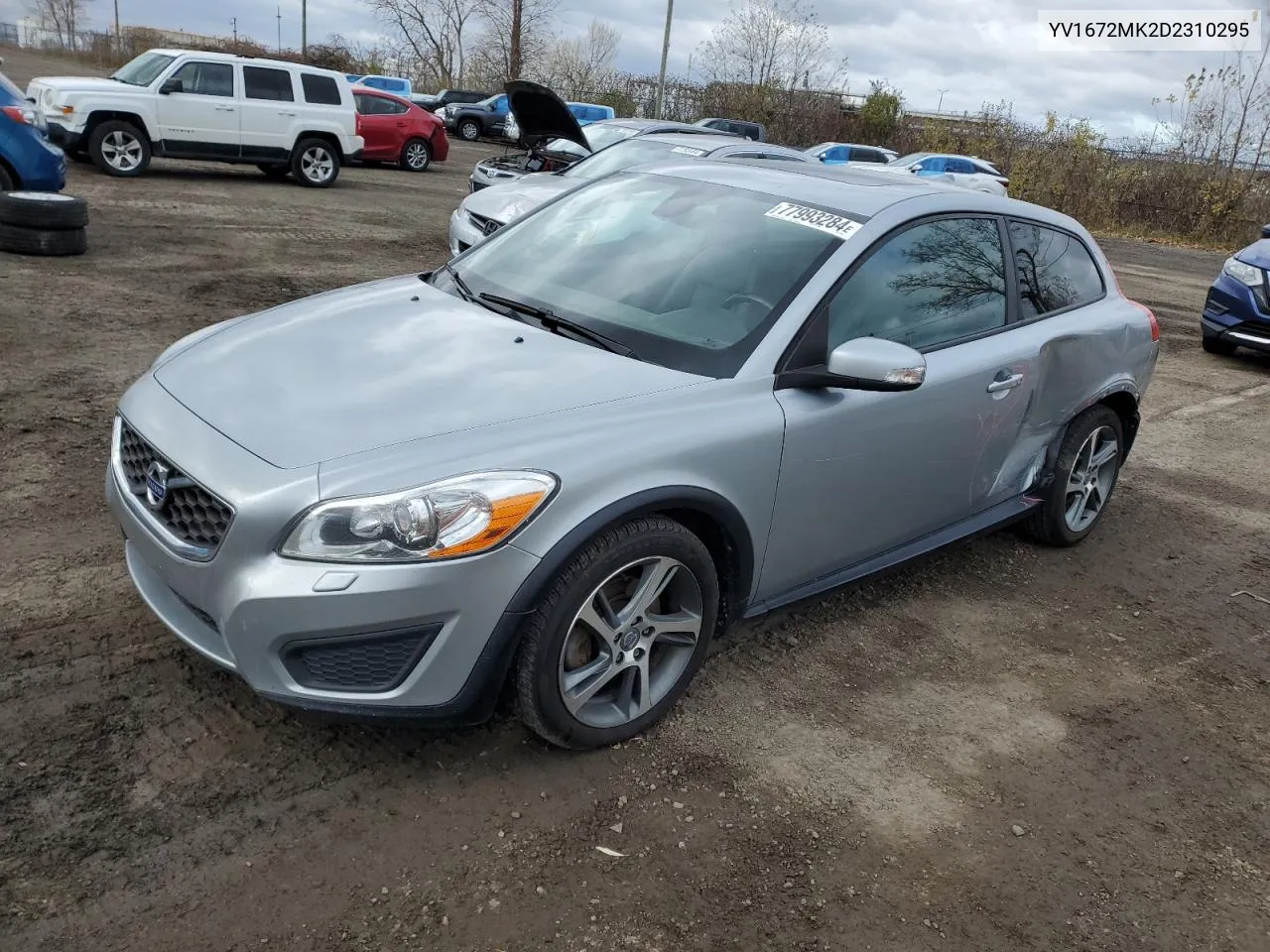 2013 Volvo C30 T5 VIN: YV1672MK2D2310295 Lot: 77993284