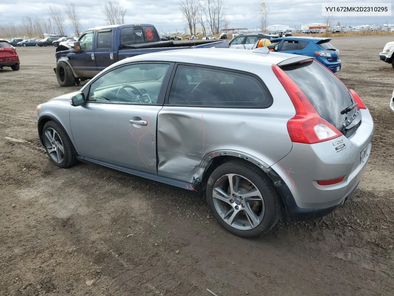 2013 Volvo C30 T5 VIN: YV1672MK2D2310295 Lot: 77993284