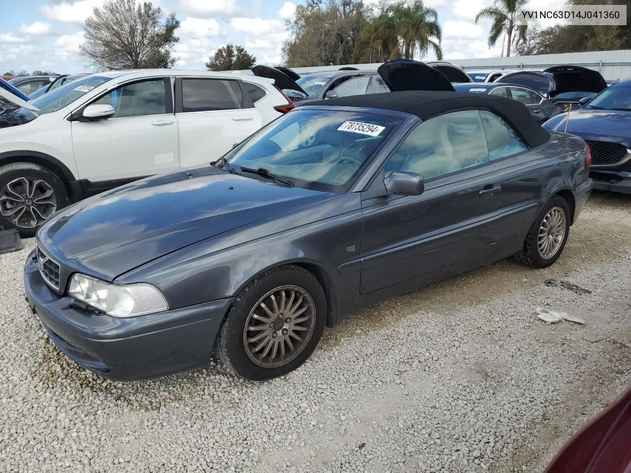 2004 Volvo C70 Lpt VIN: YV1NC63D14J041360 Lot: 78735294