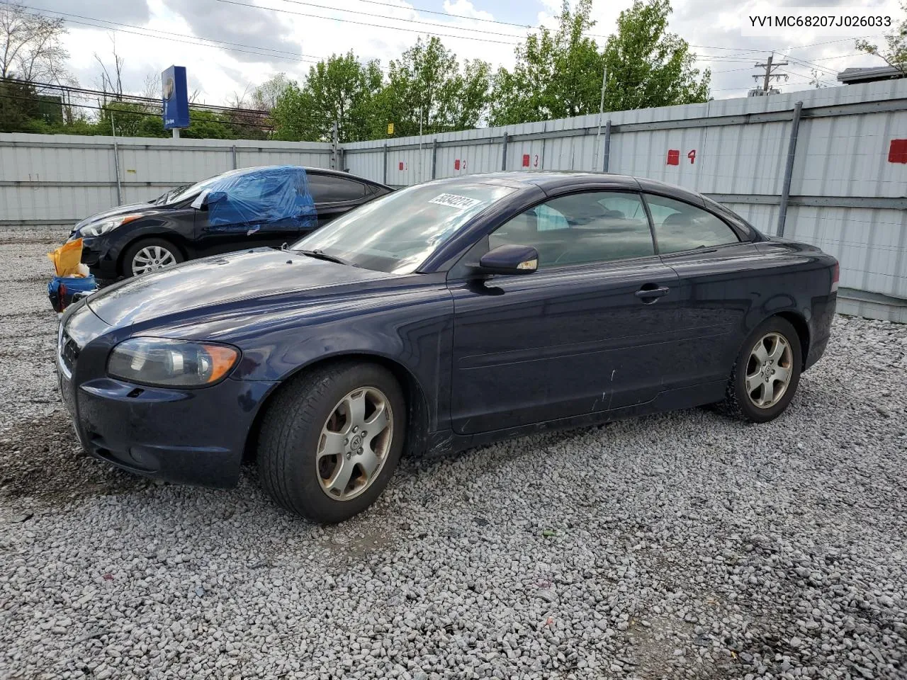 2007 Volvo C70 T5 VIN: YV1MC68207J026033 Lot: 50342274