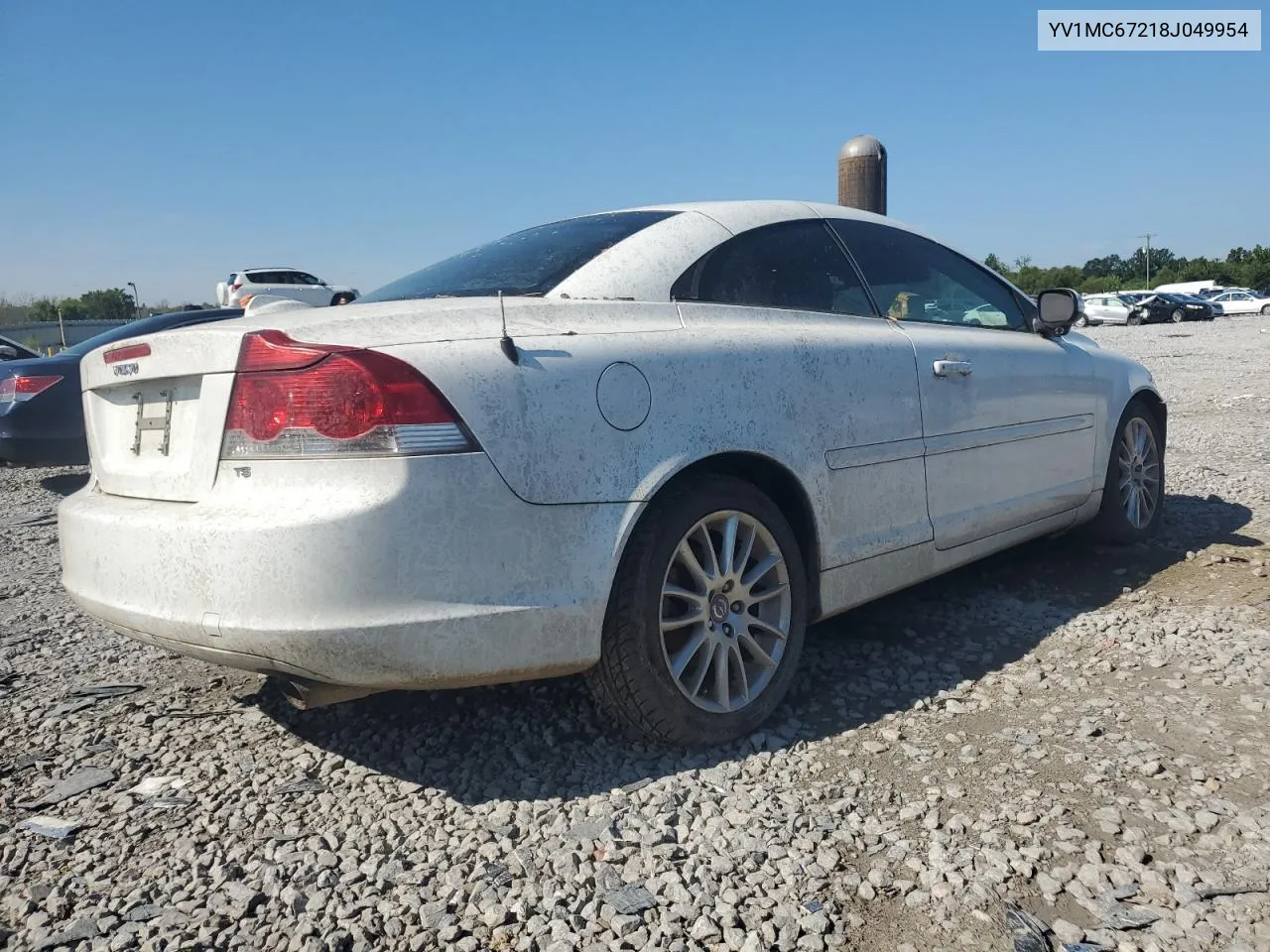 2008 Volvo C70 T5 VIN: YV1MC67218J049954 Lot: 67286024