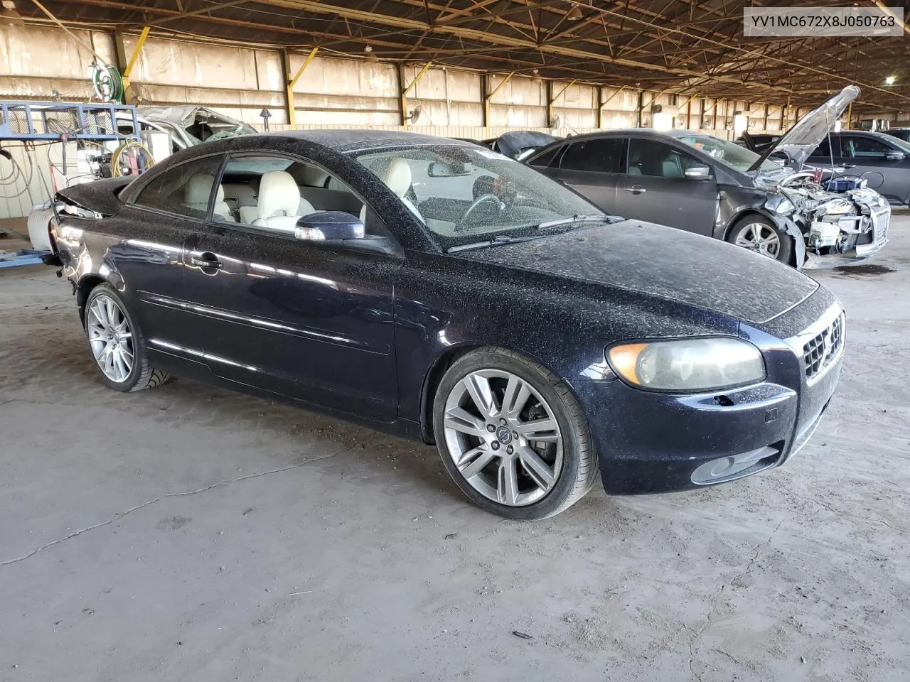 2008 Volvo C70 T5 VIN: YV1MC672X8J050763 Lot: 77392124