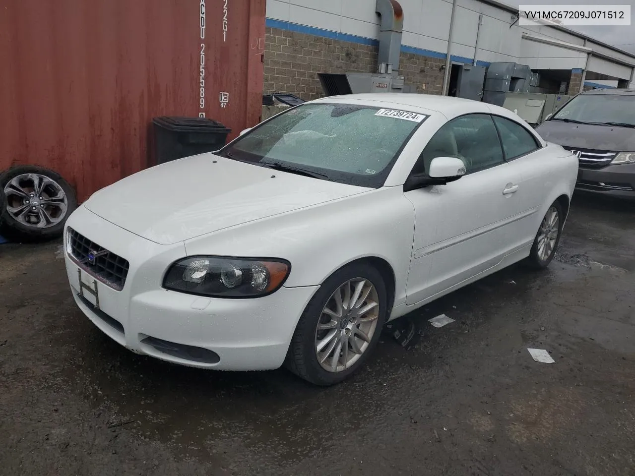 YV1MC67209J071512 2009 Volvo C70 T5