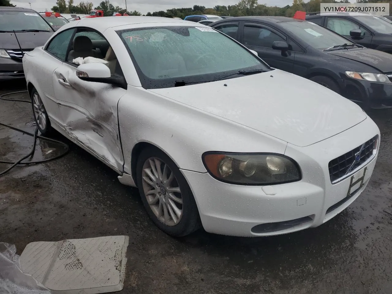 2009 Volvo C70 T5 VIN: YV1MC67209J071512 Lot: 72739724