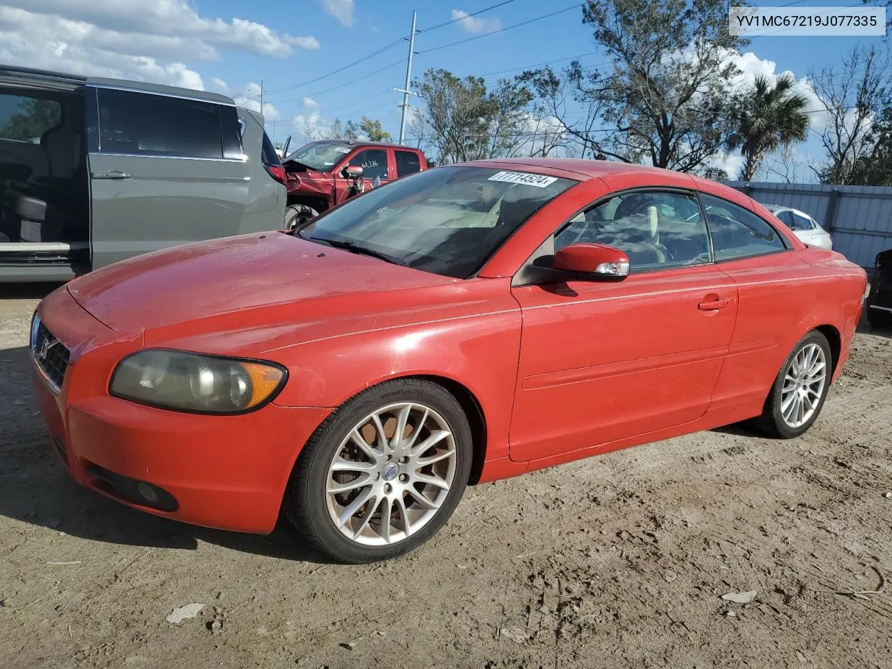 YV1MC67219J077335 2009 Volvo C70 T5