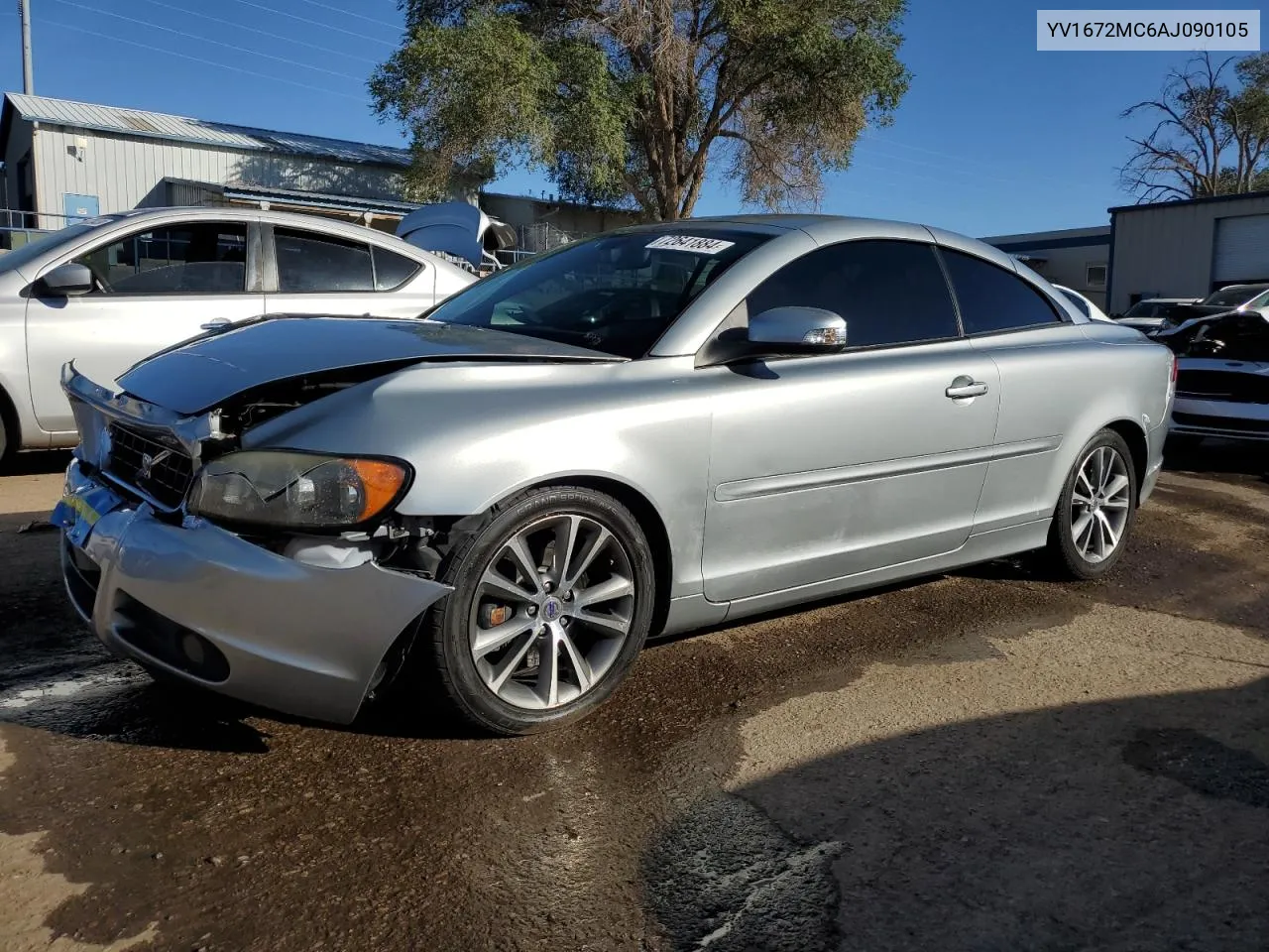 2010 Volvo C70 T5 VIN: YV1672MC6AJ090105 Lot: 72641884