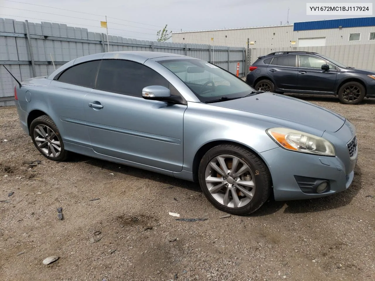 2011 Volvo C70 T5 VIN: YV1672MC1BJ117924 Lot: 56677154