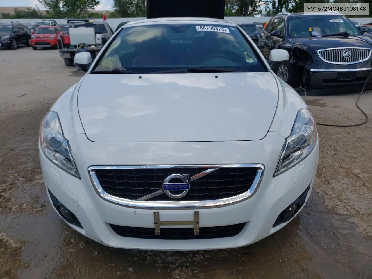 2011 Volvo C70 T5 VIN: YV1672MC4BJ108148 Lot: 58736874