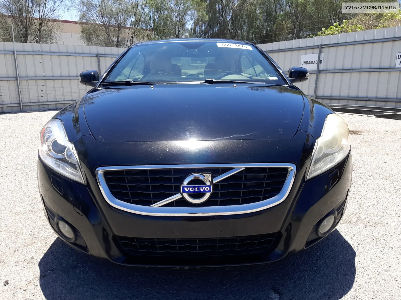 2011 Volvo C70 T5 VIN: YV1672MC9BJ115015 Lot: 60074474