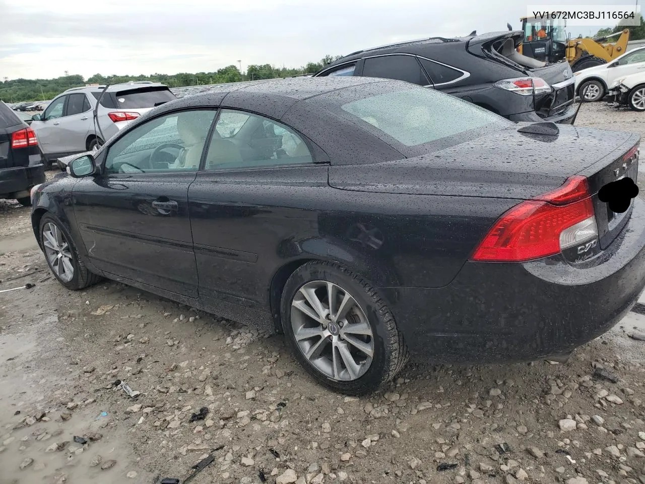 2011 Volvo C70 T5 VIN: YV1672MC3BJ116564 Lot: 61303834