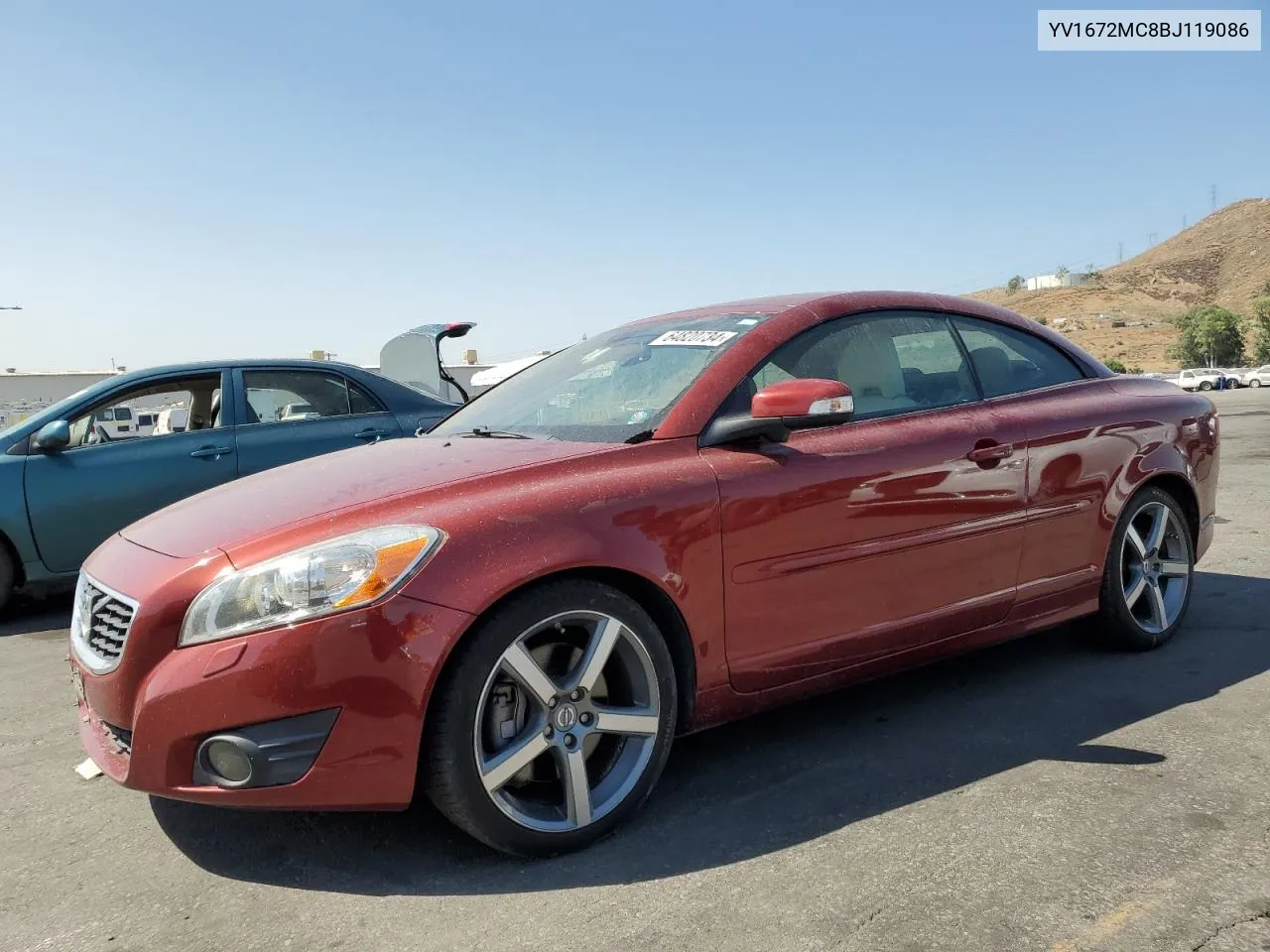 2011 Volvo C70 T5 VIN: YV1672MC8BJ119086 Lot: 64820734