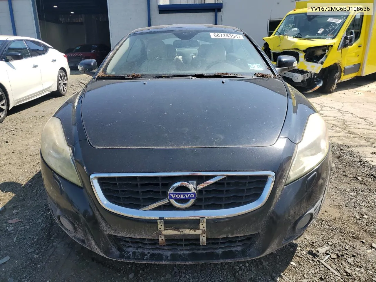 2011 Volvo C70 T5 VIN: YV1672MC6BJ108636 Lot: 68728354