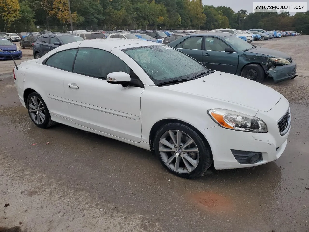 2011 Volvo C70 T5 VIN: YV1672MC3BJ115057 Lot: 71536544