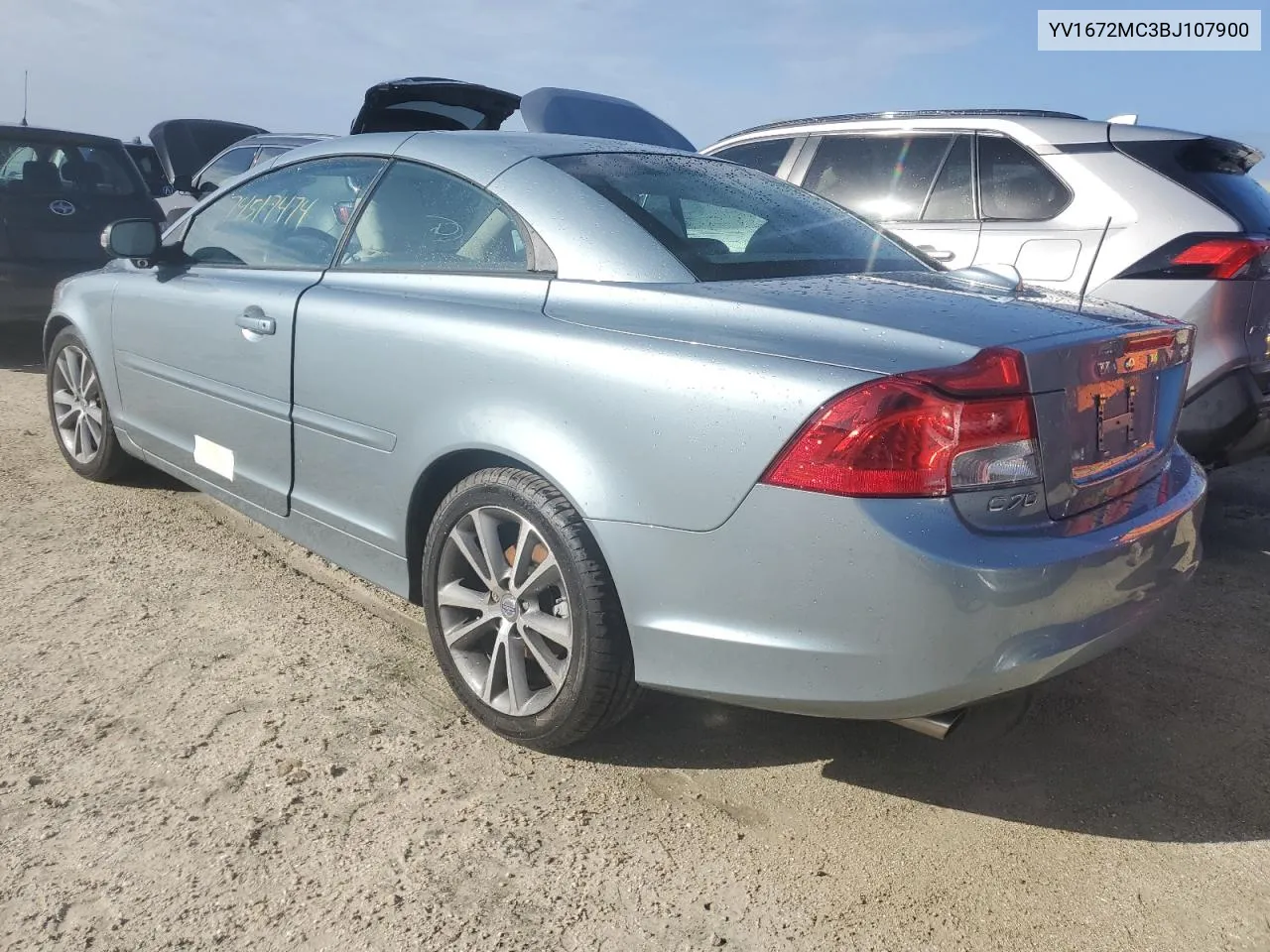 2011 Volvo C70 T5 VIN: YV1672MC3BJ107900 Lot: 74517474