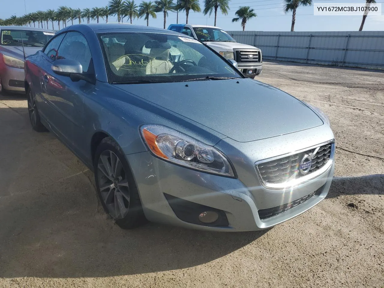 2011 Volvo C70 T5 VIN: YV1672MC3BJ107900 Lot: 74517474