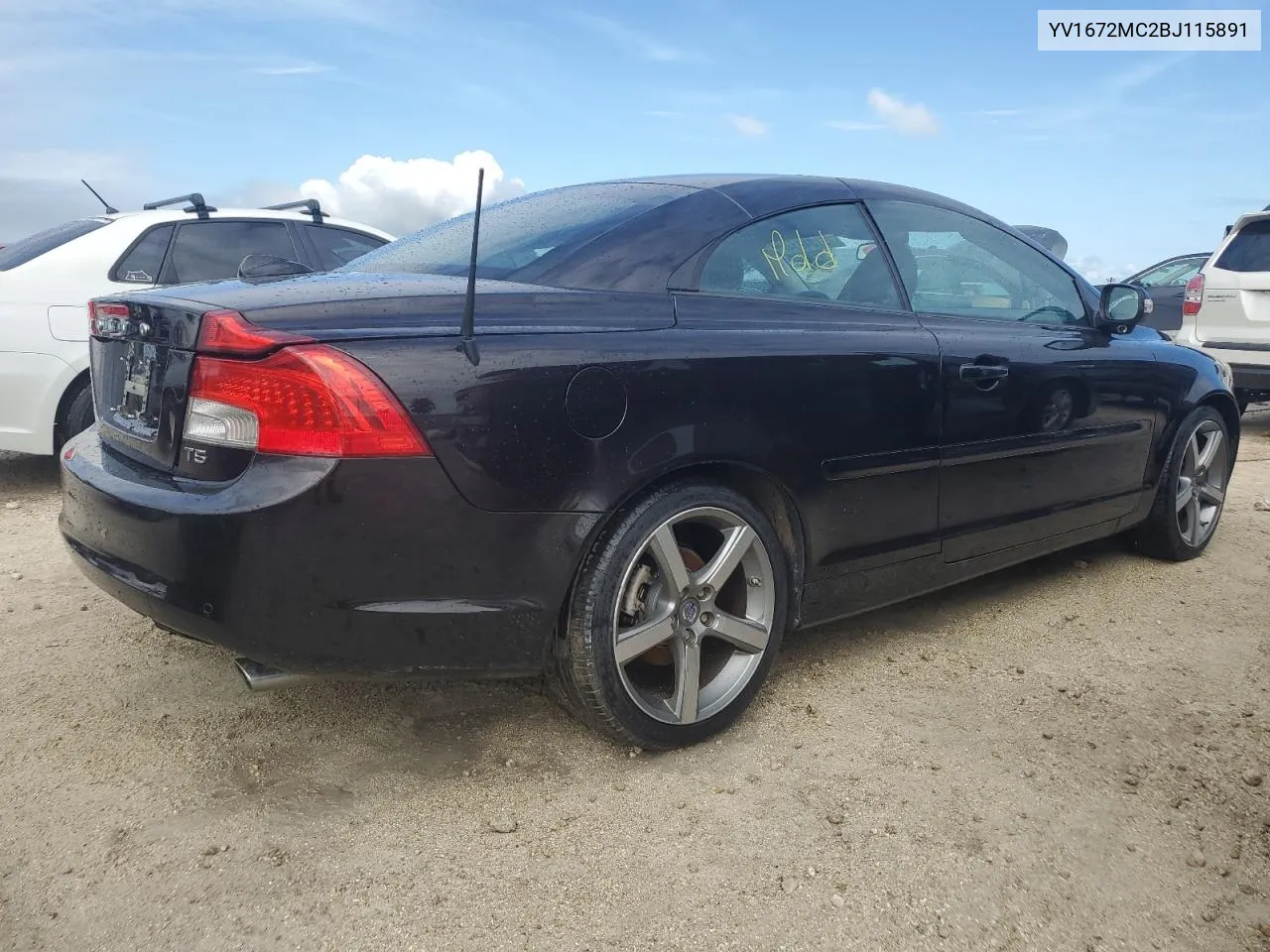 2011 Volvo C70 T5 VIN: YV1672MC2BJ115891 Lot: 75184914