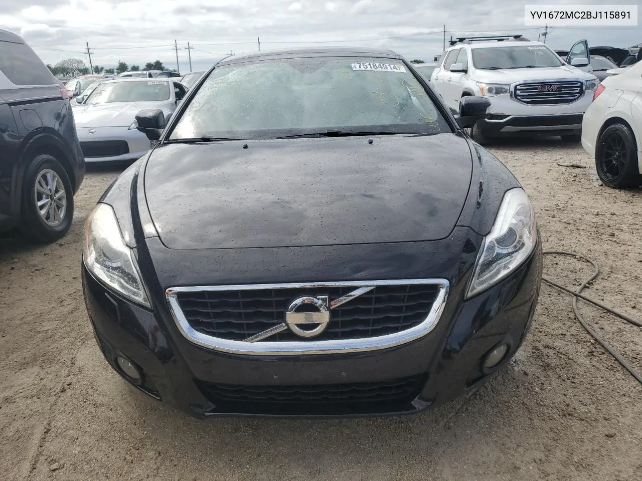 2011 Volvo C70 T5 VIN: YV1672MC2BJ115891 Lot: 75184914