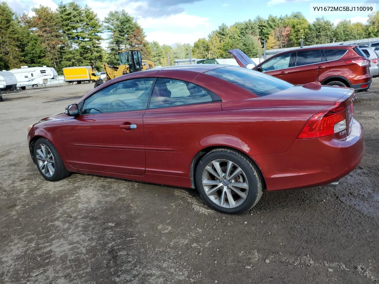 2011 Volvo C70 T5 VIN: YV1672MC5BJ110099 Lot: 75401904