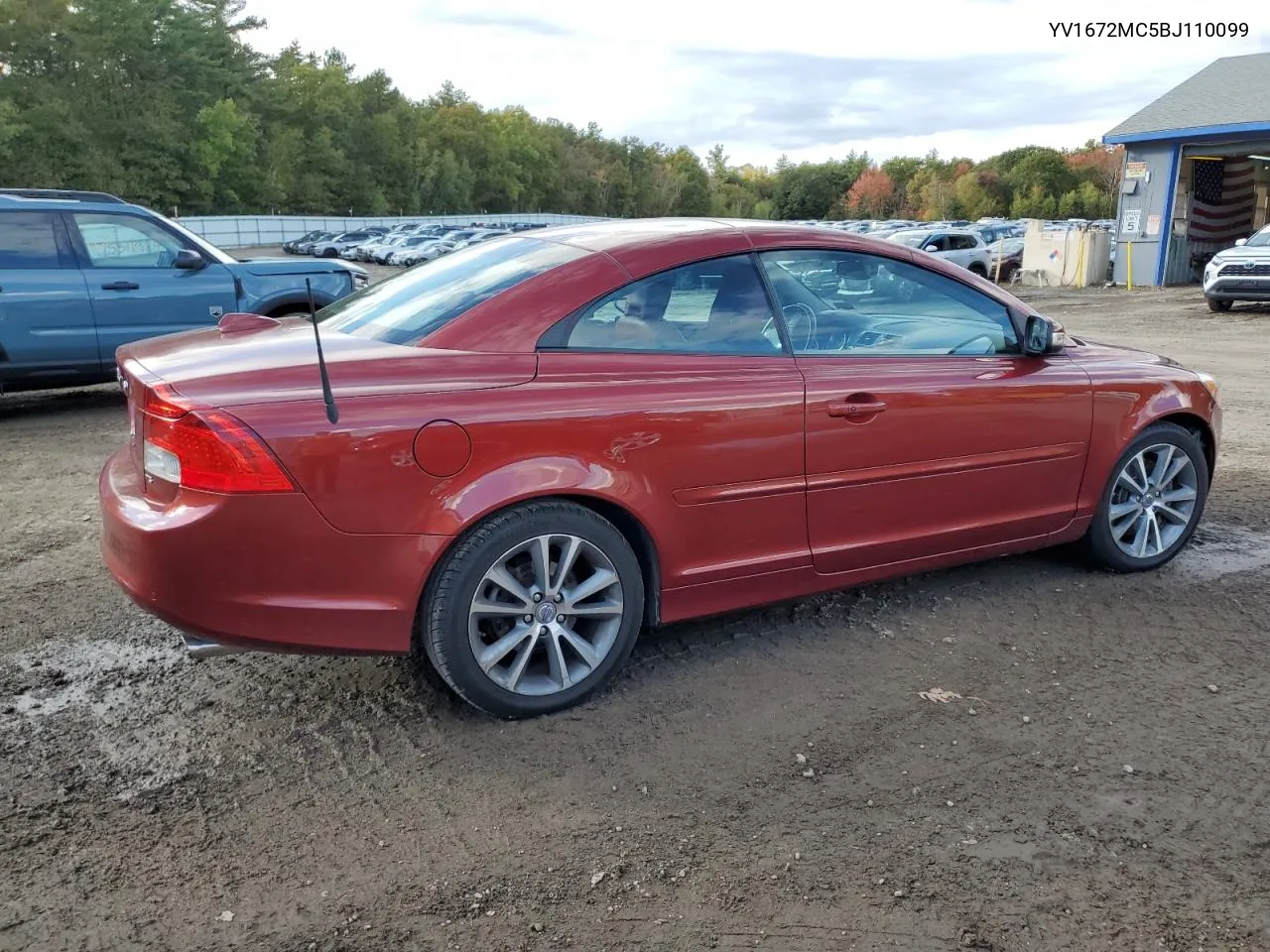 2011 Volvo C70 T5 VIN: YV1672MC5BJ110099 Lot: 75401904