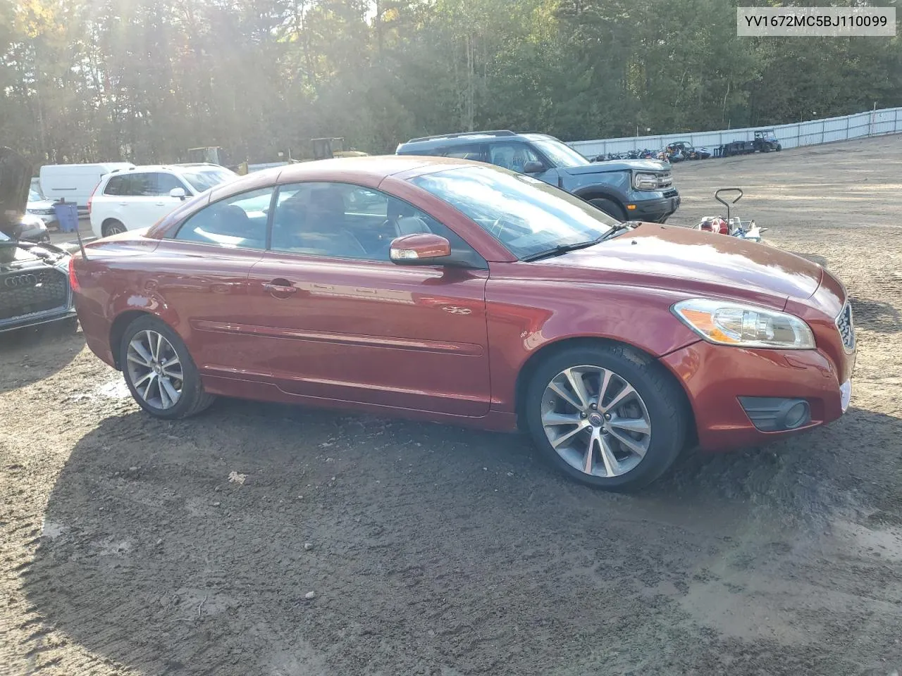 2011 Volvo C70 T5 VIN: YV1672MC5BJ110099 Lot: 75401904