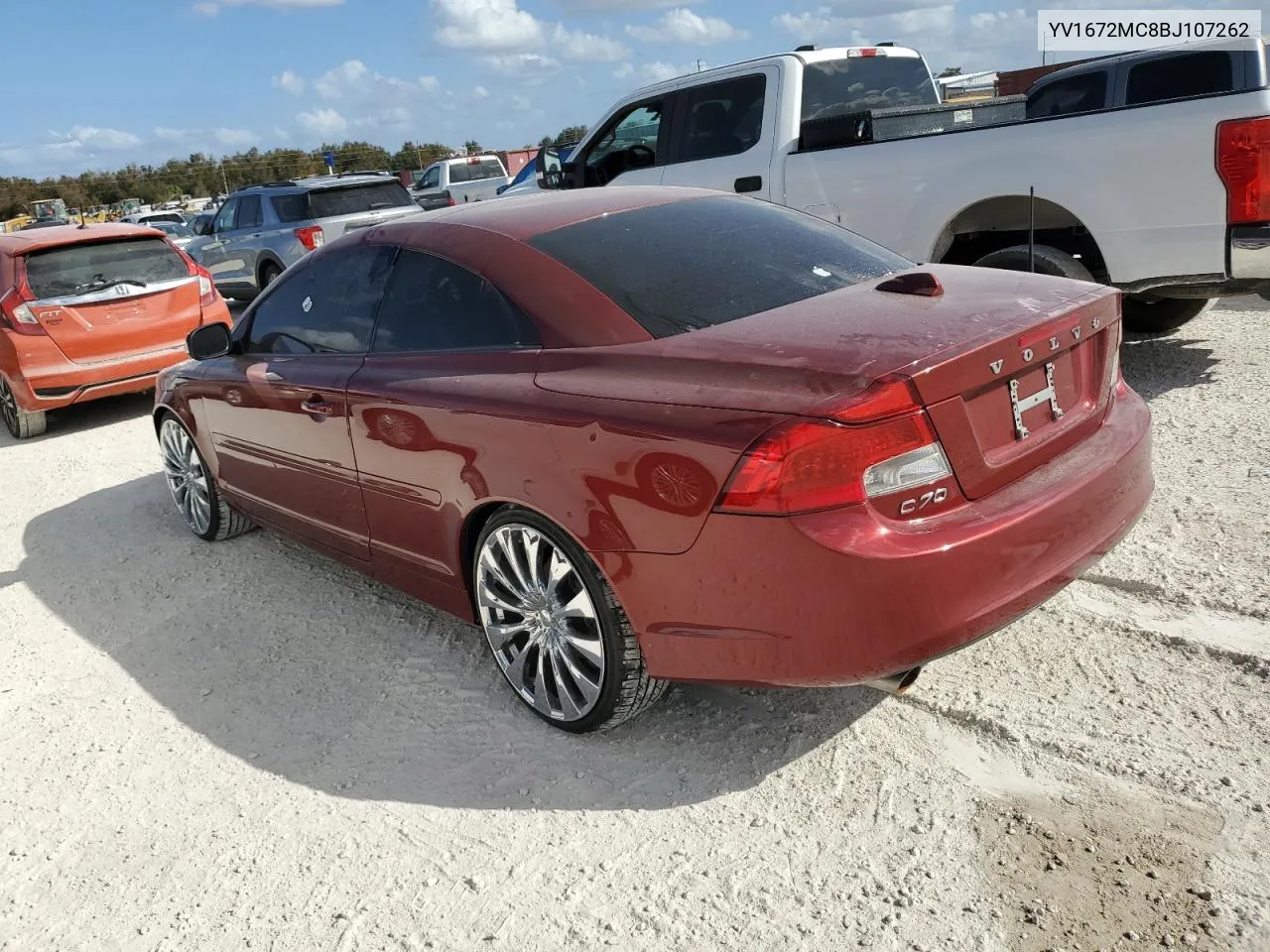 2011 Volvo C70 T5 VIN: YV1672MC8BJ107262 Lot: 77238544