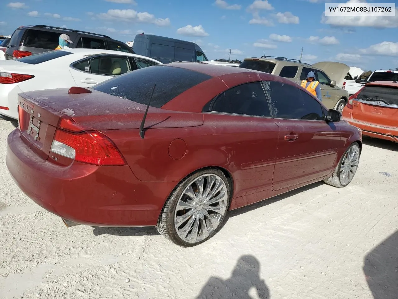 2011 Volvo C70 T5 VIN: YV1672MC8BJ107262 Lot: 77238544