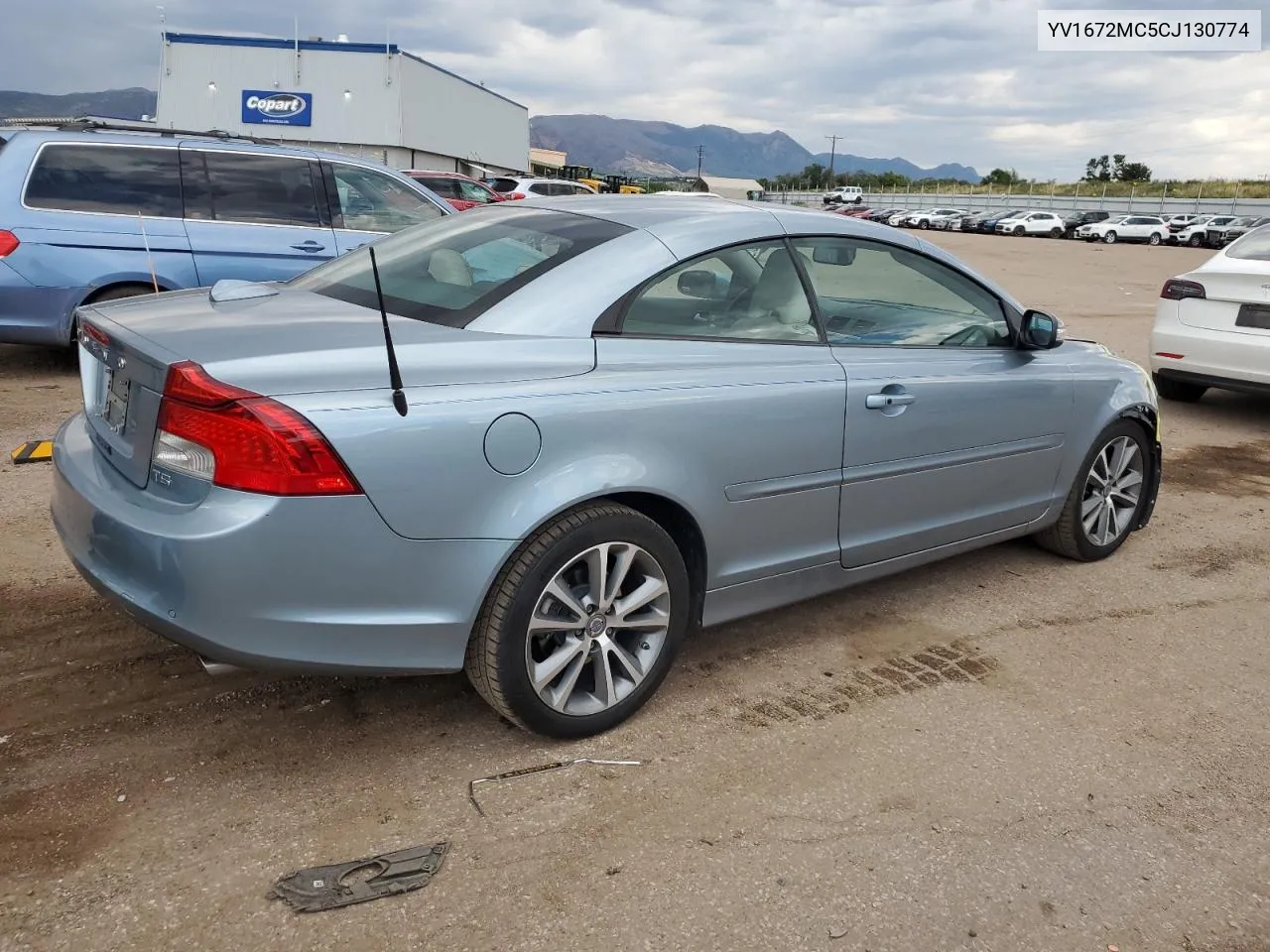 2012 Volvo C70 T5 VIN: YV1672MC5CJ130774 Lot: 71193894