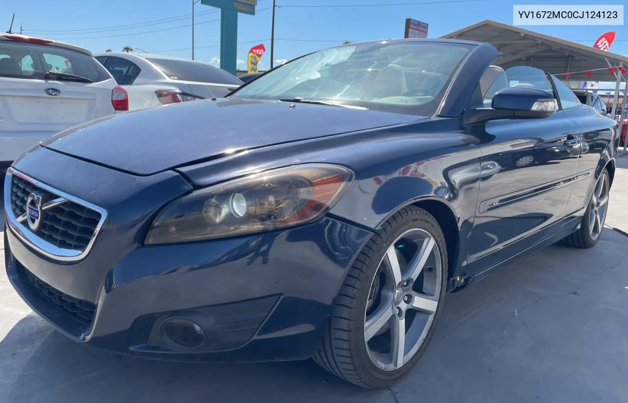 2012 Volvo C70 T5 VIN: YV1672MC0CJ124123 Lot: 72843524