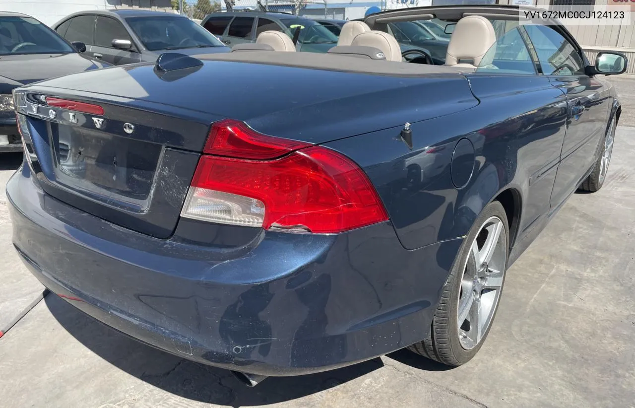 2012 Volvo C70 T5 VIN: YV1672MC0CJ124123 Lot: 72843524