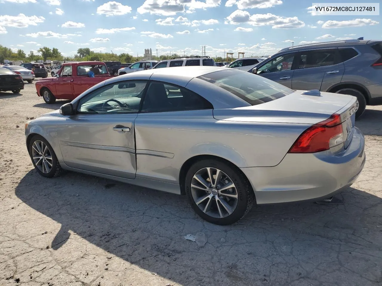 2012 Volvo C70 T5 VIN: YV1672MC8CJ127481 Lot: 73129114