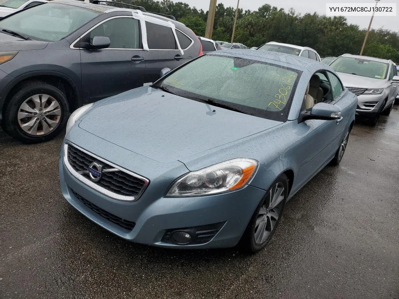 2012 Volvo C70 T5 VIN: YV1672MC8CJ130722 Lot: 74306124