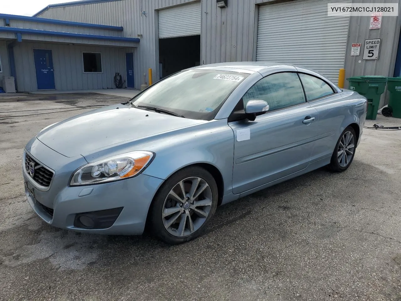 2012 Volvo C70 T5 VIN: YV1672MC1CJ128021 Lot: 74623754