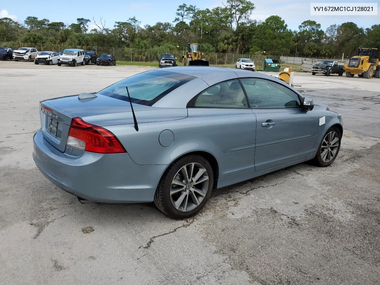 2012 Volvo C70 T5 VIN: YV1672MC1CJ128021 Lot: 74623754