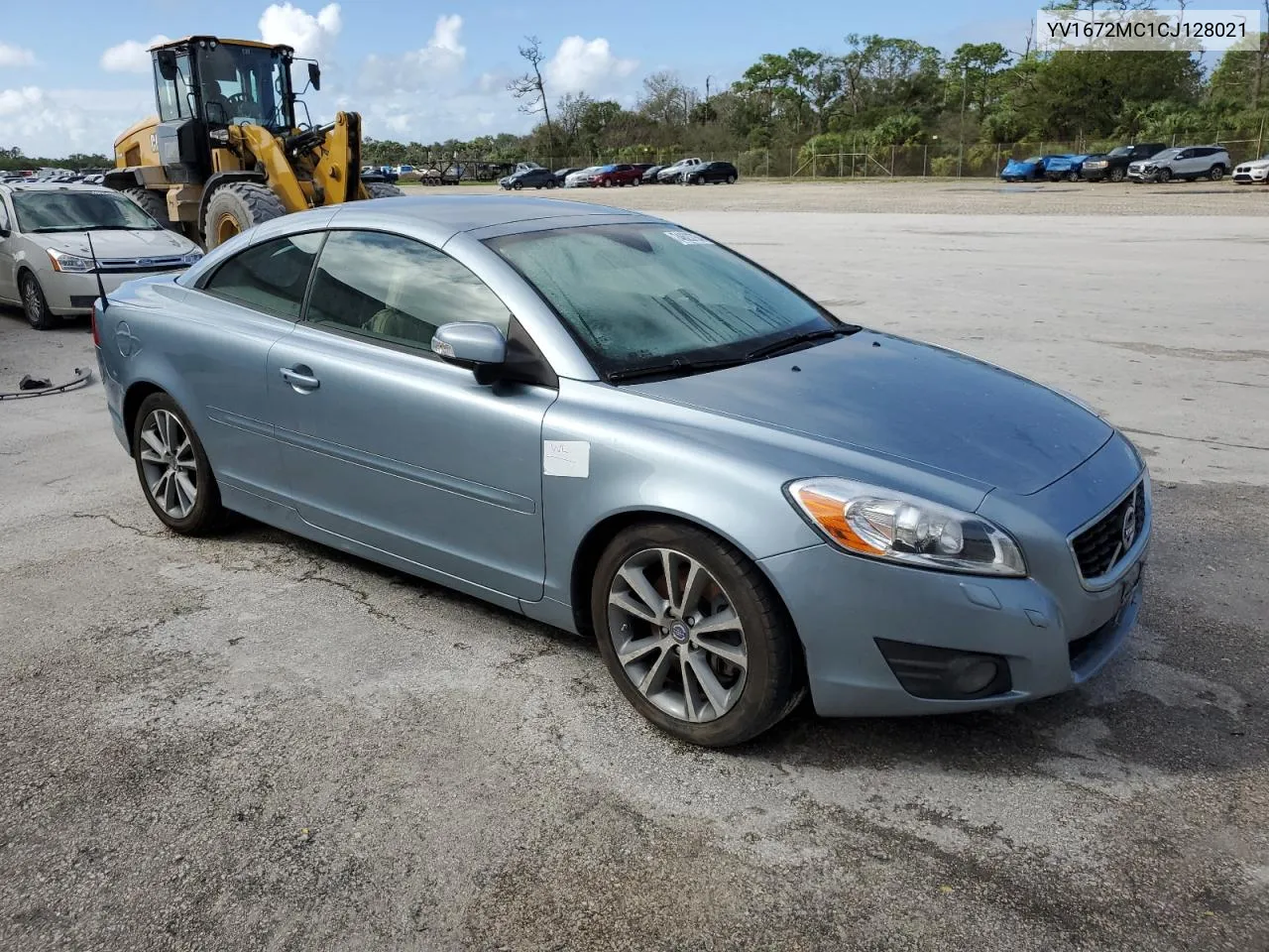 2012 Volvo C70 T5 VIN: YV1672MC1CJ128021 Lot: 74623754