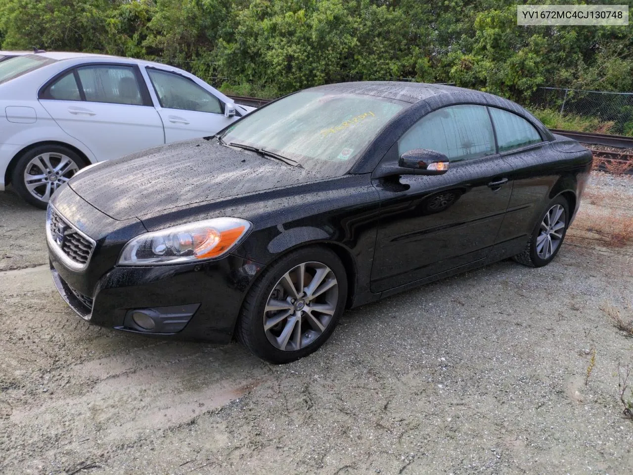 2012 Volvo C70 T5 VIN: YV1672MC4CJ130748 Lot: 74681254