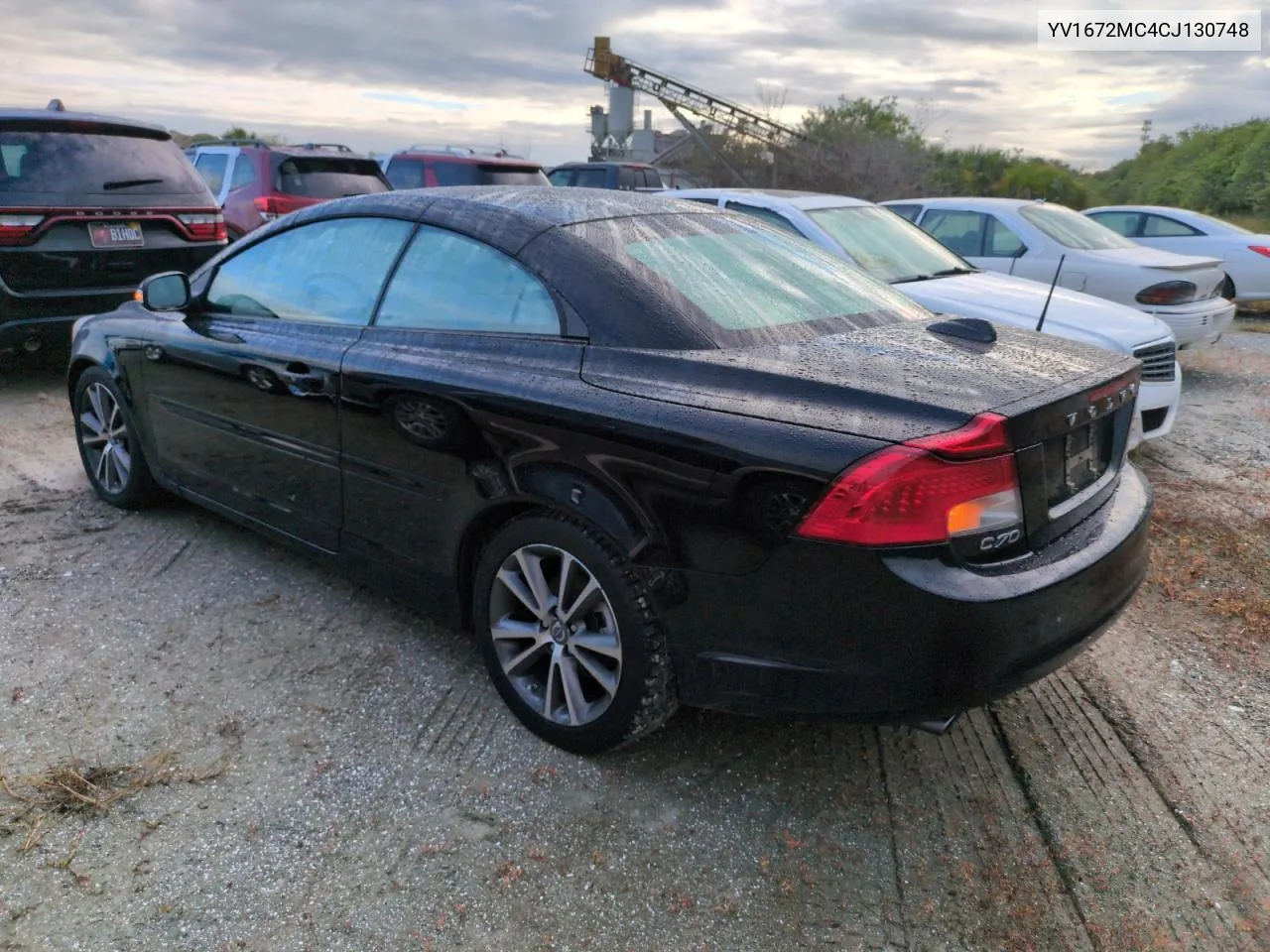 2012 Volvo C70 T5 VIN: YV1672MC4CJ130748 Lot: 74681254