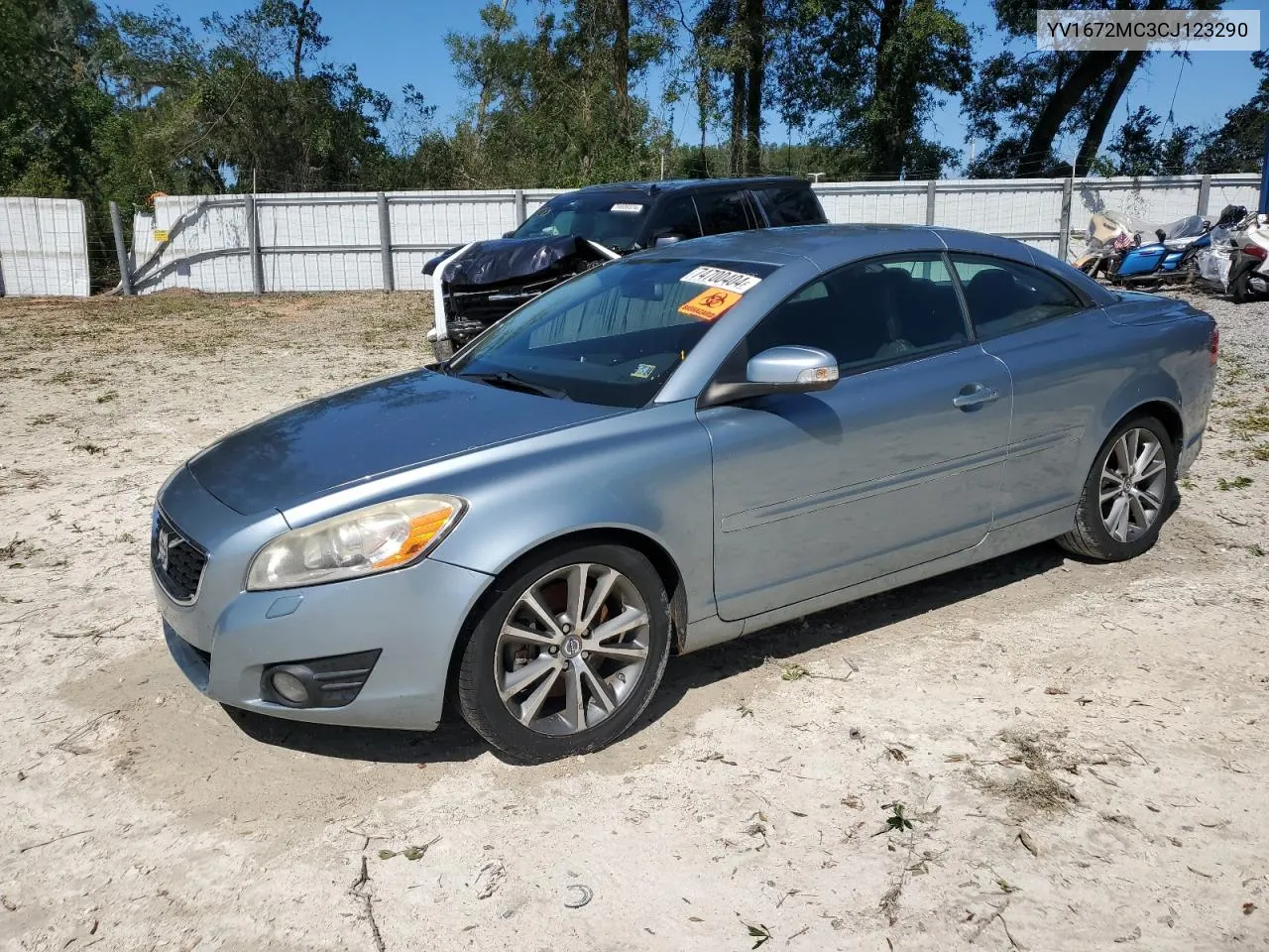 2012 Volvo C70 T5 VIN: YV1672MC3CJ123290 Lot: 74700404