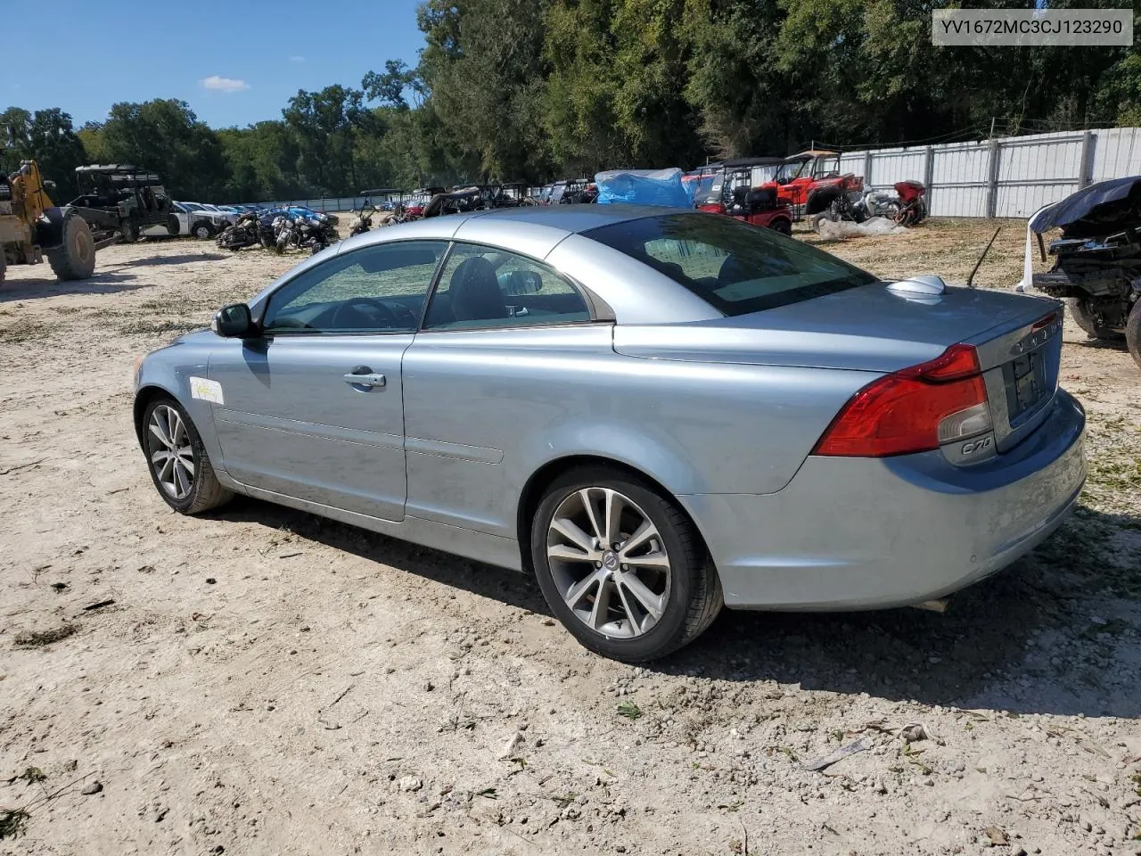 2012 Volvo C70 T5 VIN: YV1672MC3CJ123290 Lot: 74700404