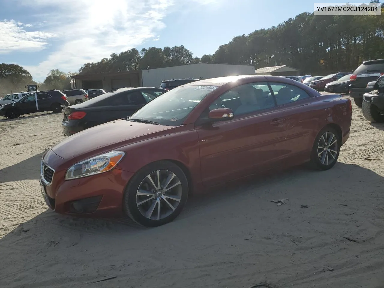 2012 Volvo C70 T5 VIN: YV1672MC2CJ124284 Lot: 76554644