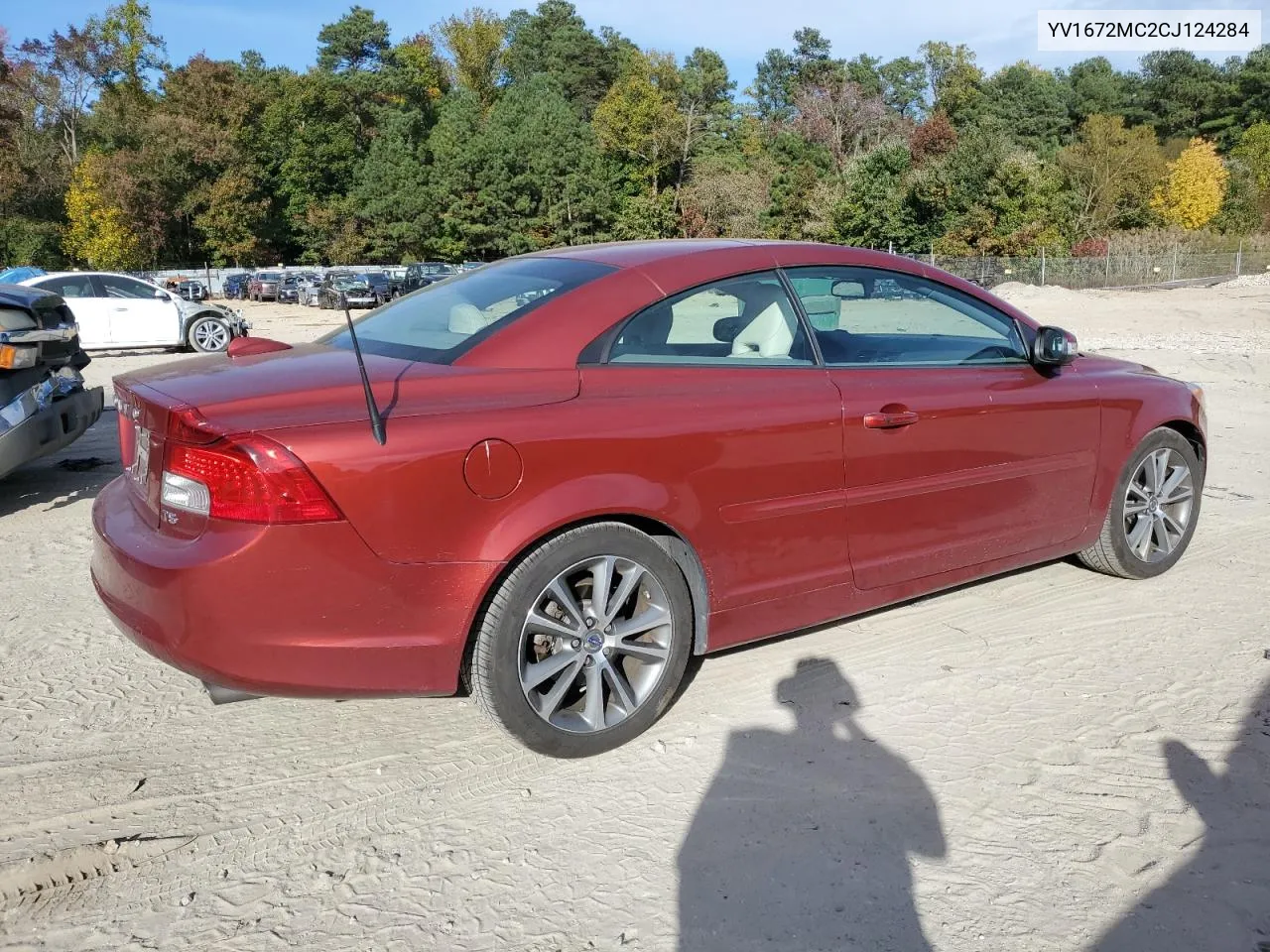 2012 Volvo C70 T5 VIN: YV1672MC2CJ124284 Lot: 76554644