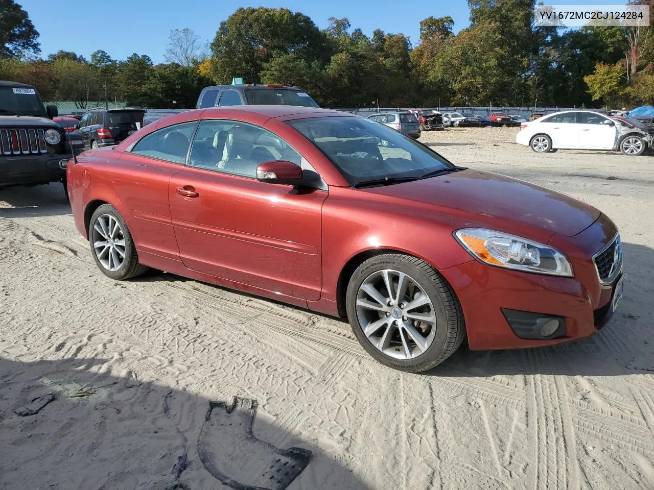 2012 Volvo C70 T5 VIN: YV1672MC2CJ124284 Lot: 76554644