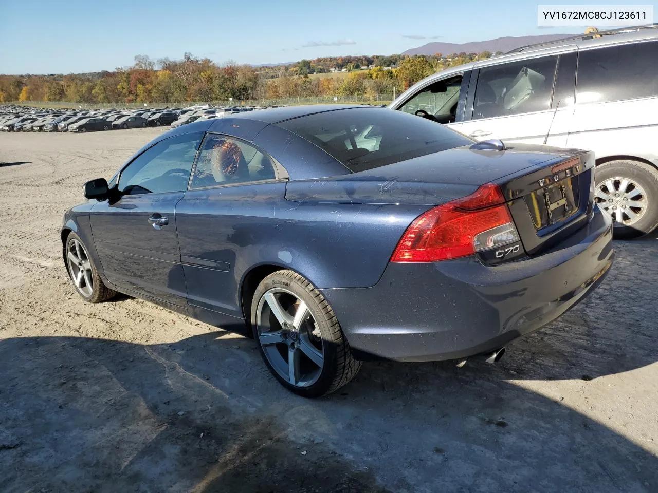 2012 Volvo C70 T5 VIN: YV1672MC8CJ123611 Lot: 76867624