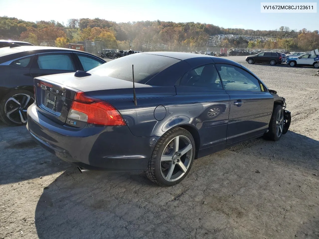 2012 Volvo C70 T5 VIN: YV1672MC8CJ123611 Lot: 76867624