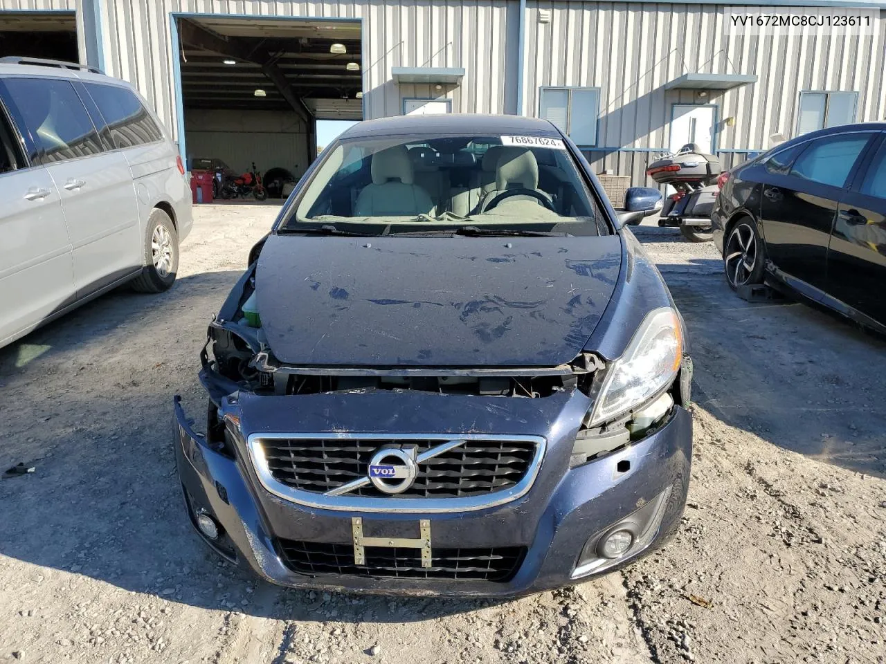 2012 Volvo C70 T5 VIN: YV1672MC8CJ123611 Lot: 76867624