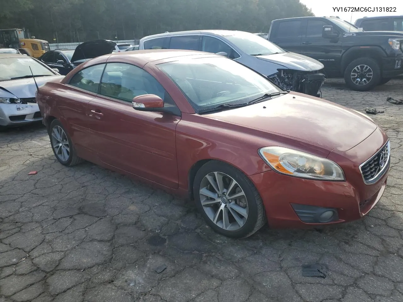 2012 Volvo C70 T5 VIN: YV1672MC6CJ131822 Lot: 78498444