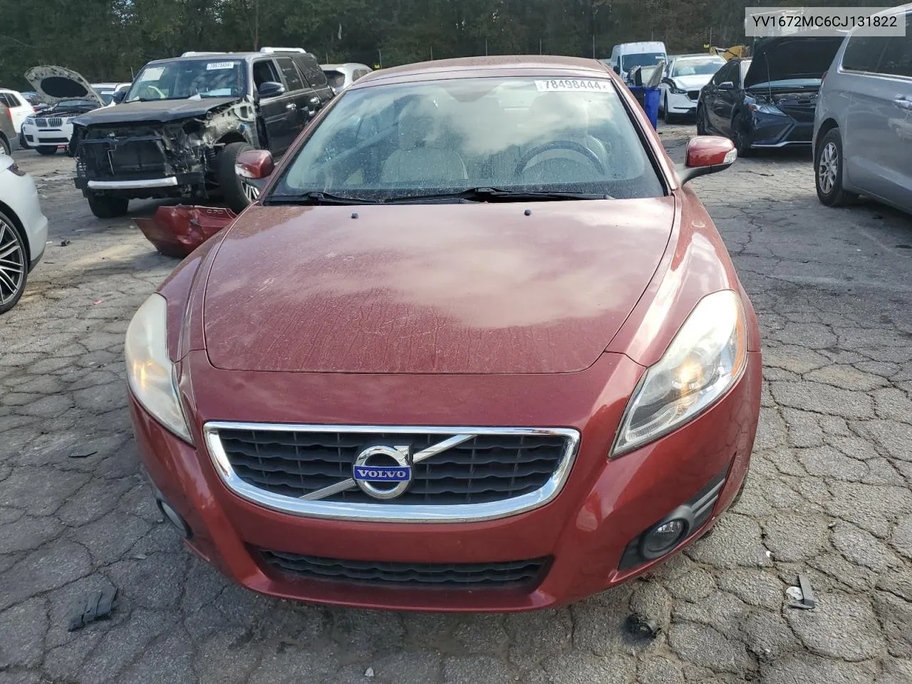 2012 Volvo C70 T5 VIN: YV1672MC6CJ131822 Lot: 78498444