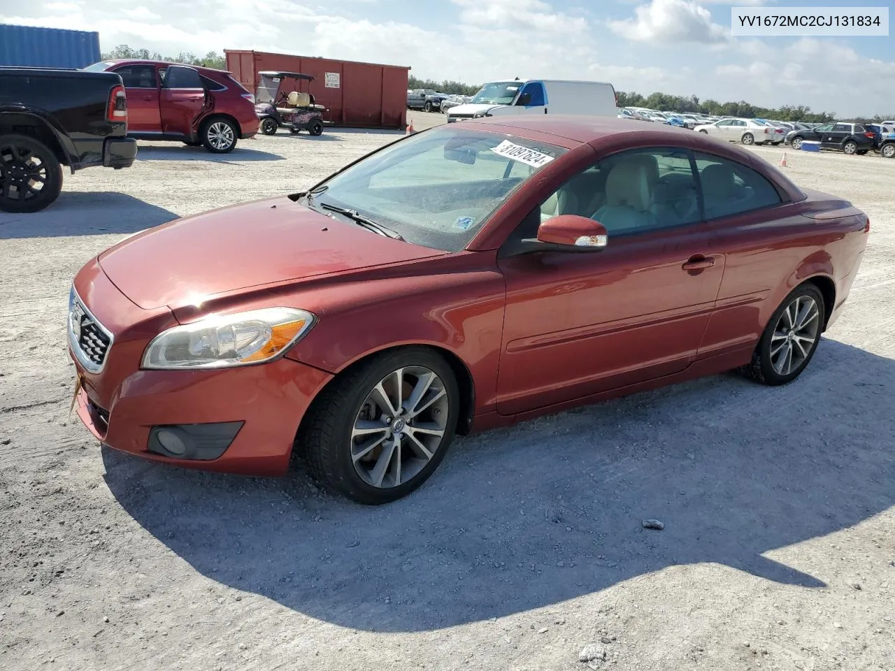 2012 Volvo C70 T5 VIN: YV1672MC2CJ131834 Lot: 81097624