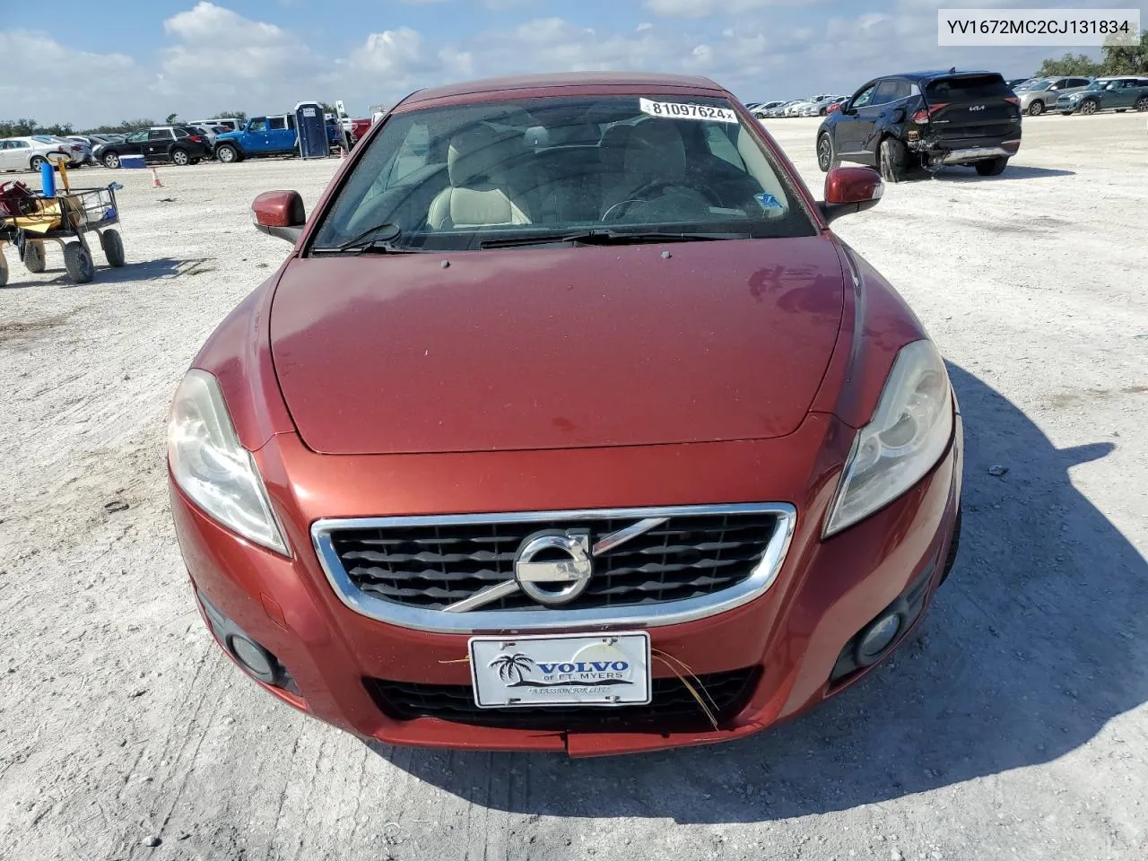 2012 Volvo C70 T5 VIN: YV1672MC2CJ131834 Lot: 81097624