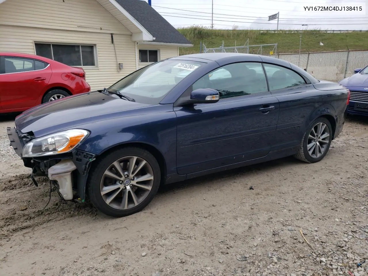 2013 Volvo C70 T5 VIN: YV1672MC4DJ138415 Lot: 72516204